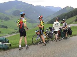 The group at Passwangstrasse, Beinwil